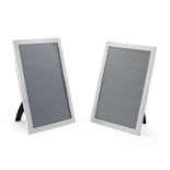 A pair of large Edwardian silver photograph frames John Collard Vickery, London 1903 (2)