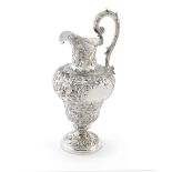 A large Victorian silver ewer Goldsmiths & Silversmiths Company Ltd, London 1895