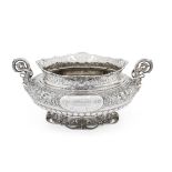 TRINIDAD INTEREST: a Victorian silver presentation bowl Atkins Brothers, Sheffield 1896
