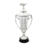 A monumental Art Deco speed boat trophy cup Cooper Brothers, Philadelphia circa 1937