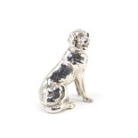 A silver model of a dog Chester import marks for 1903