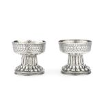 Two silver reproductions of a Tudor cup Nathan & Hayes, Chester 1904 and 1910 (2)