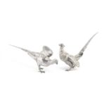 A large pair of silver pheasants Neresheimer, Hanau circa 1900 (2)