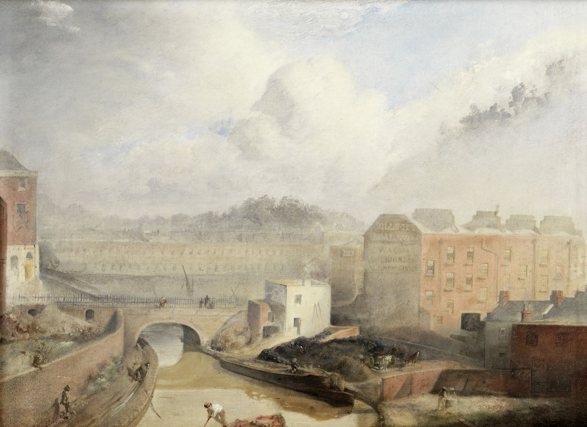 L. Evans, 19th Century 'View on Regent's Canal'