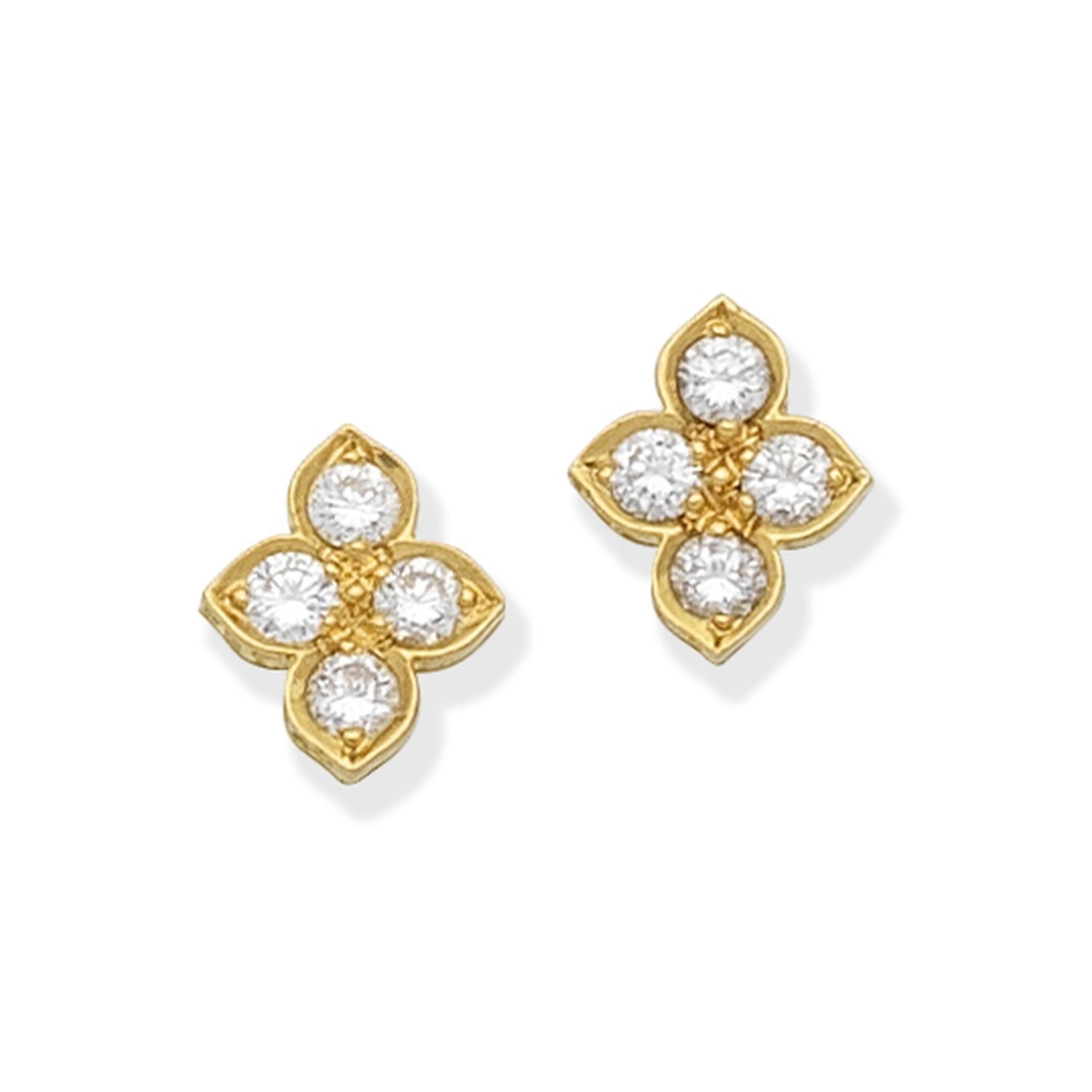 CARTIER: DIAMOND EARSTUDS