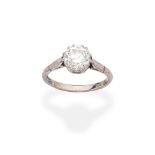 DIAMOND SINGLE-STONE RING