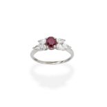 RUBY AND DIAMOND RING