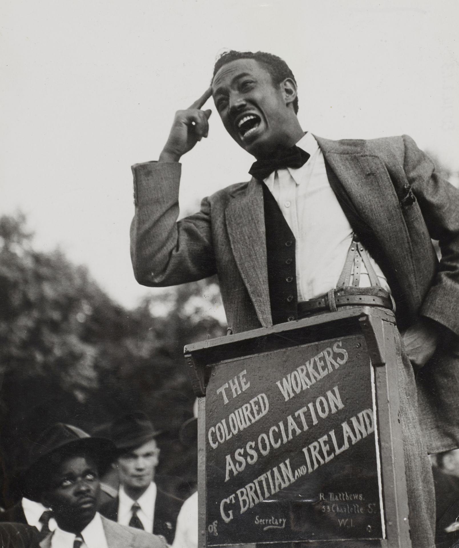 Ernst Haas (Austrian/American, 1921-1986); Speaker's Corner, Hyde Park;