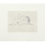 Tracey Emin (British, born 1963) Kissing You, 2014 Polymer gravure printed in blue, chine-coll&#2...