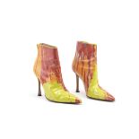 Damien Hirst for Manolo Blahnik Spin Boots, circa 2002 (Includes original box)