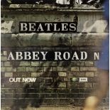 The Beatles An Original Promotional Poster For 'Abbey Road', 1969