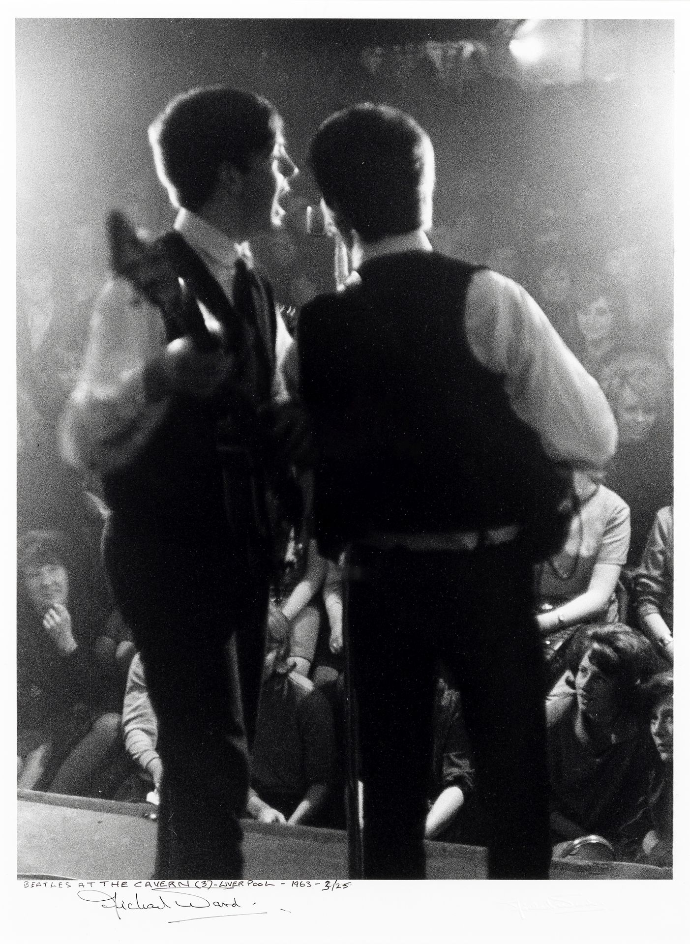 Michael Ward (British, 1929-2011); The Beatles at the Cavern (3), Liverpool;