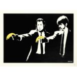 Banksy (British, born 1975) Pulp Fiction, 2004 Screenprint in colours, on wove, numbered '387/600...