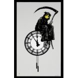 Banksy (British, born 1975) Grin Reaper, 2005 Screenprint in colours, on wove, signed, dated and ...