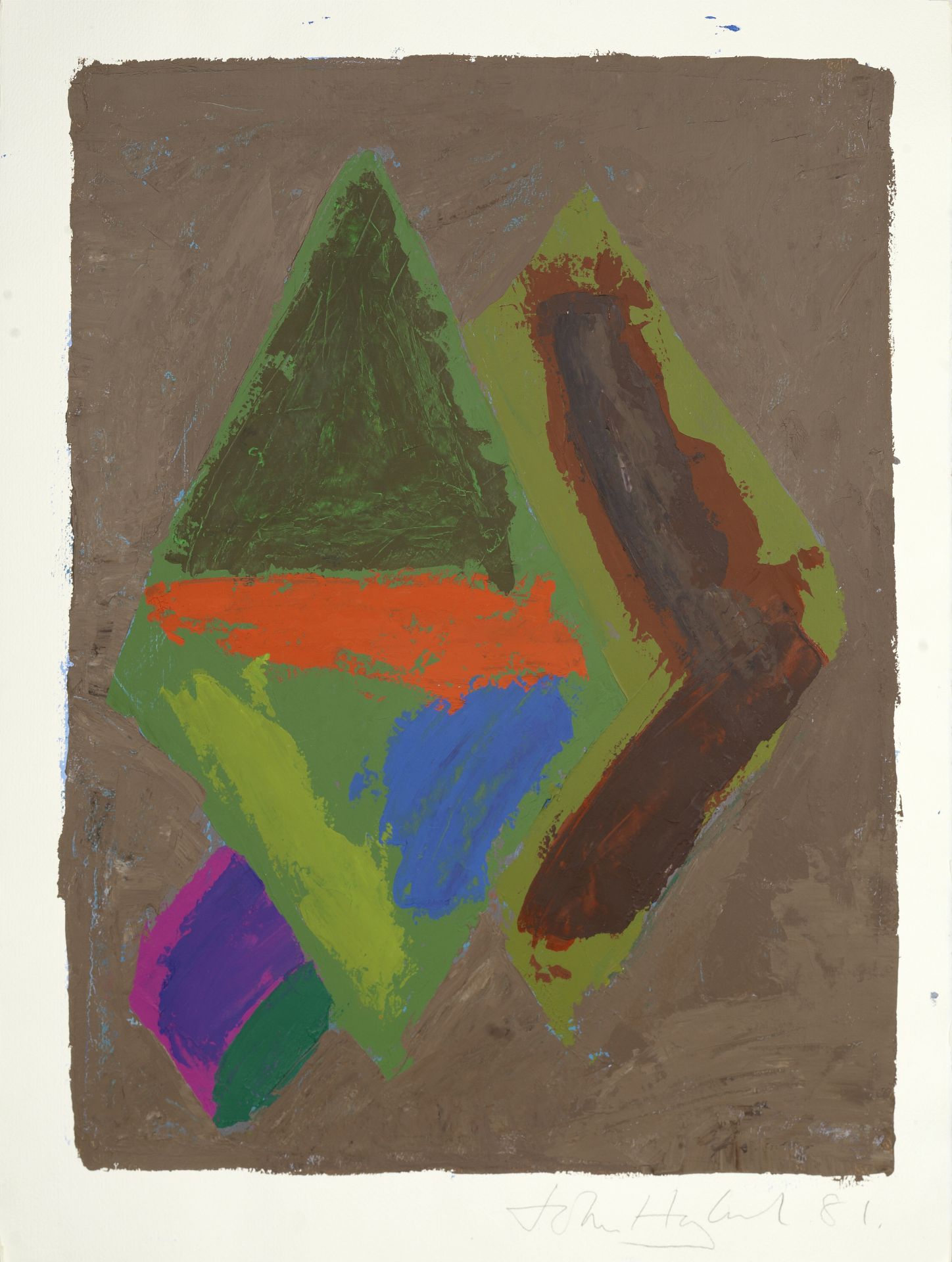 John Hoyland R.A. (British, 1934-2011) Untitled, 1981