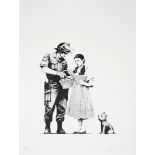 Banksy (British, born 1975) Stop and Search, 2007 Screenprint in colours, on Arches, signed in bl...