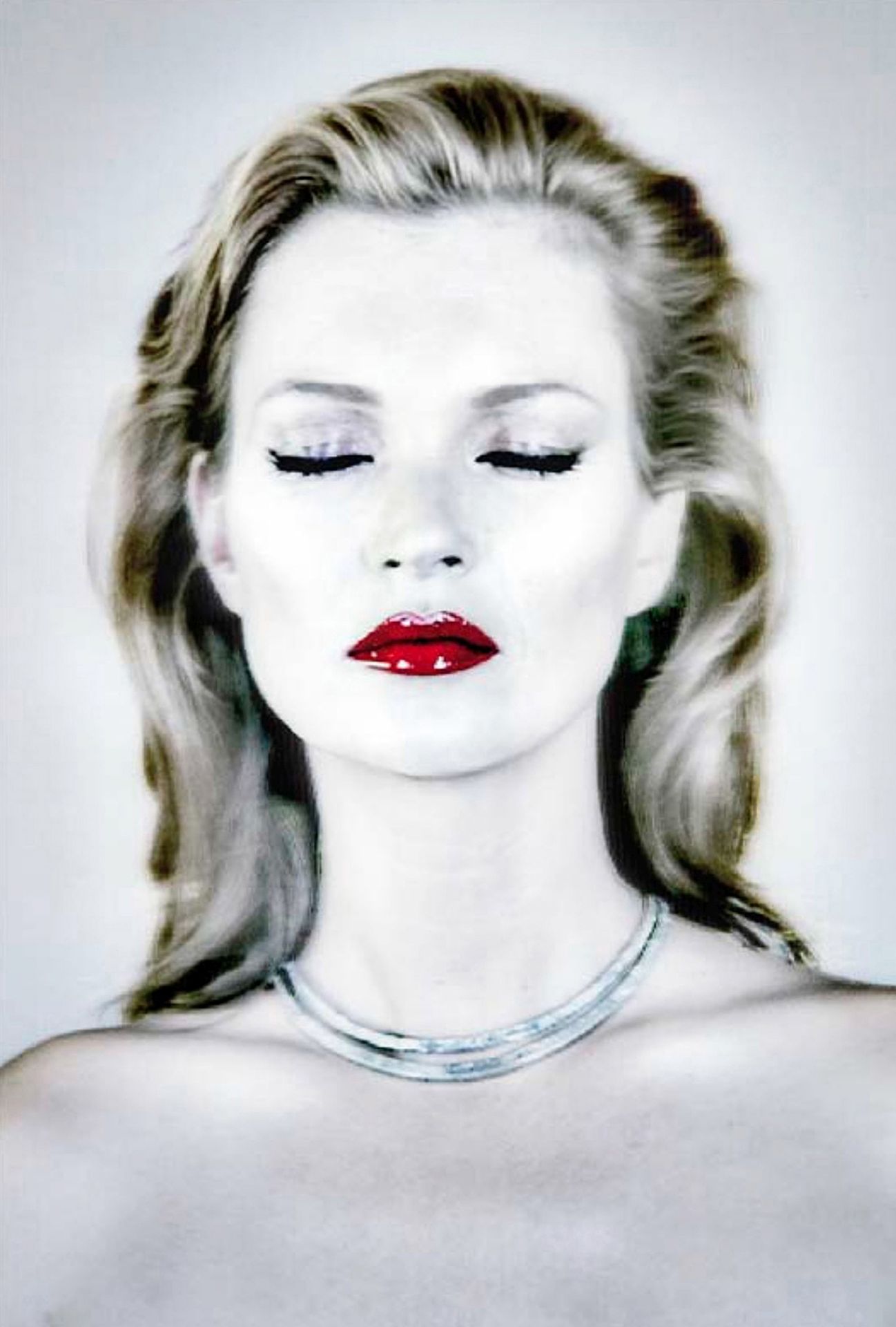 Chris Levine (Canadian/British, born 1972) Kate Moss She's Light (Pure), 2014