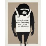 Banksy (British, born 1975) Laugh Now, 2004 Screenprint in colours, on wove, signed and dated in ...