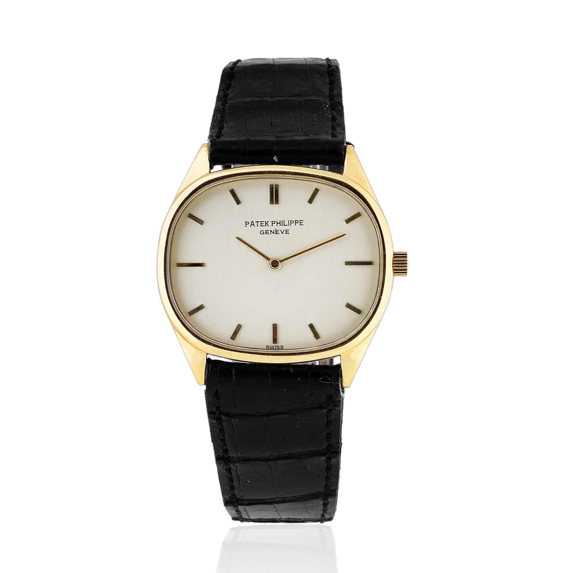 Patek Philippe. An 18K gold manual wind oval wristwatch Ellipse, Ref: 3845, Circa 1970