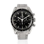 Omega. A stainless steel manual wind chronograph bracelet watch Speedmaster, Ref: 145.012-67 SP,...