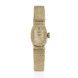 International Watch Company. A lady's 18K gold manual wind bracelet watch Circa 1960