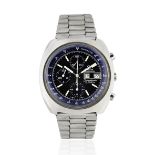 Omega. A stainless steel quartz calendar chronograph bracelet watch Speedsonic f300Hz, Ref: 188....