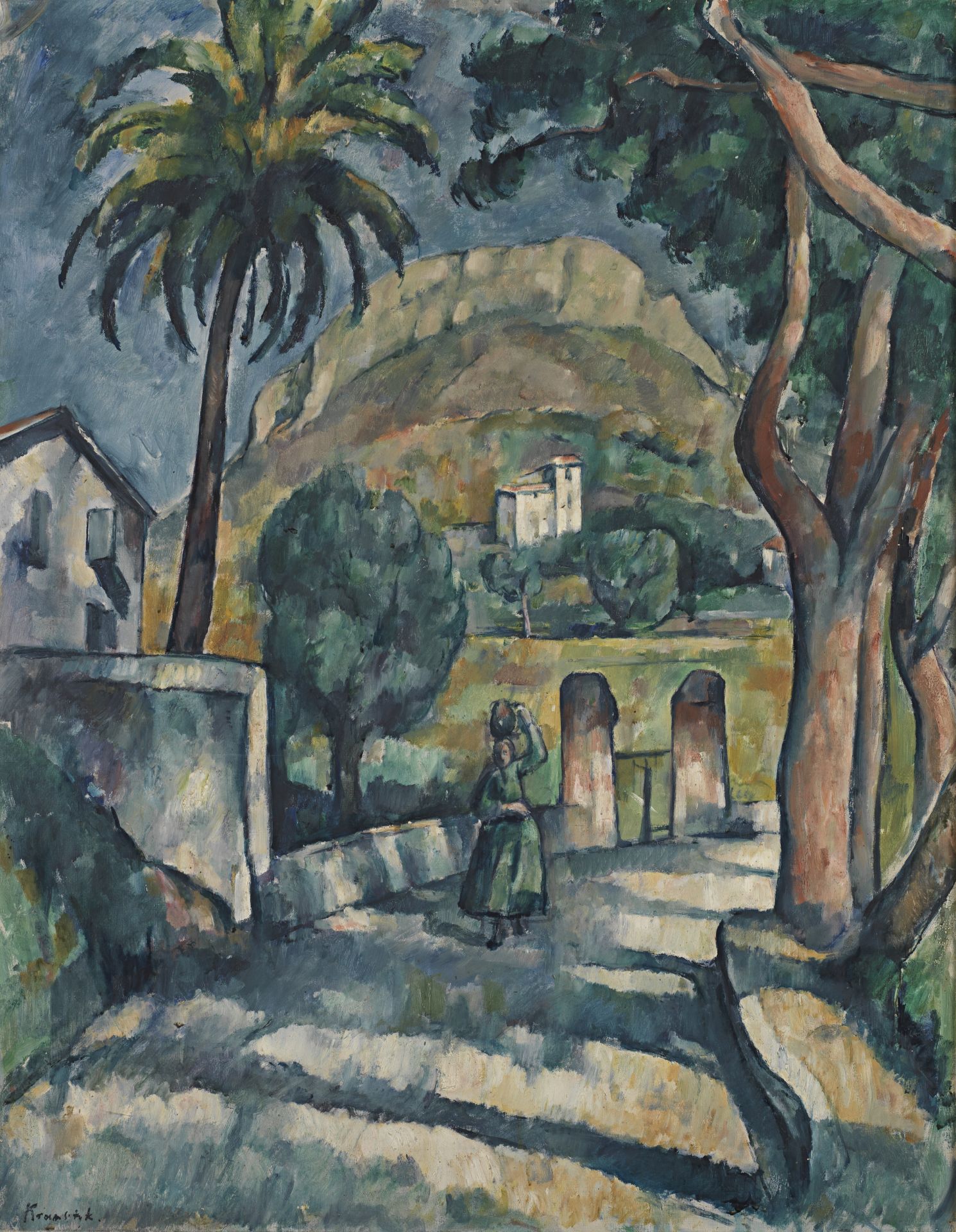 Roman Kramsztyk La Montagne Sainte-Victoire, circa 1925 Oil on canvas 92 x 74 cm