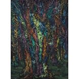 Fa&#239;bich-Schraga Zarfin (Russian, 1900-1975) L'arbre rouge (Painted c. 1930)