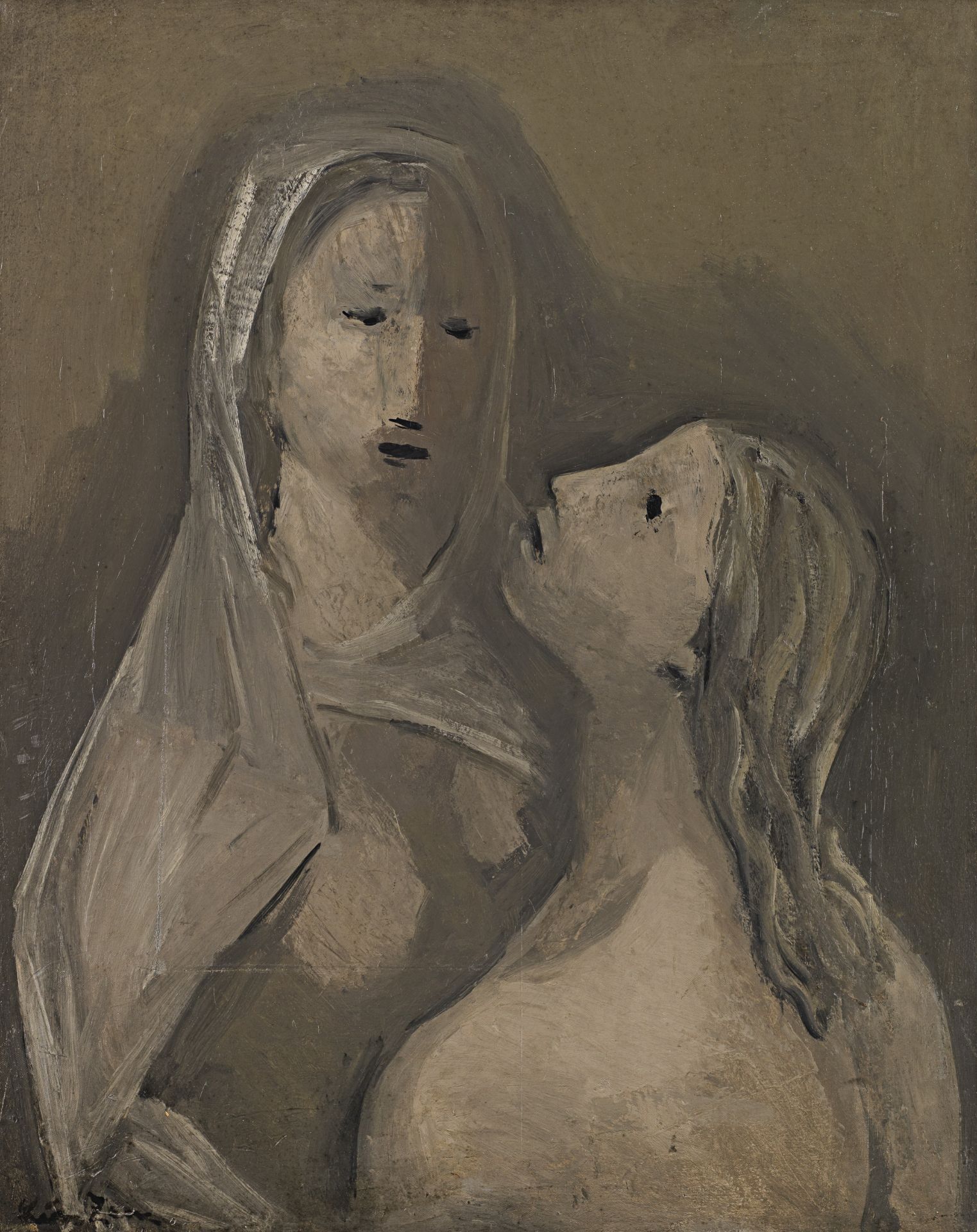 L&#233;on Zack (Lev Vasilevich Zak) (Russian/French, 1892-1980) Maternity (Painted c. 1930)