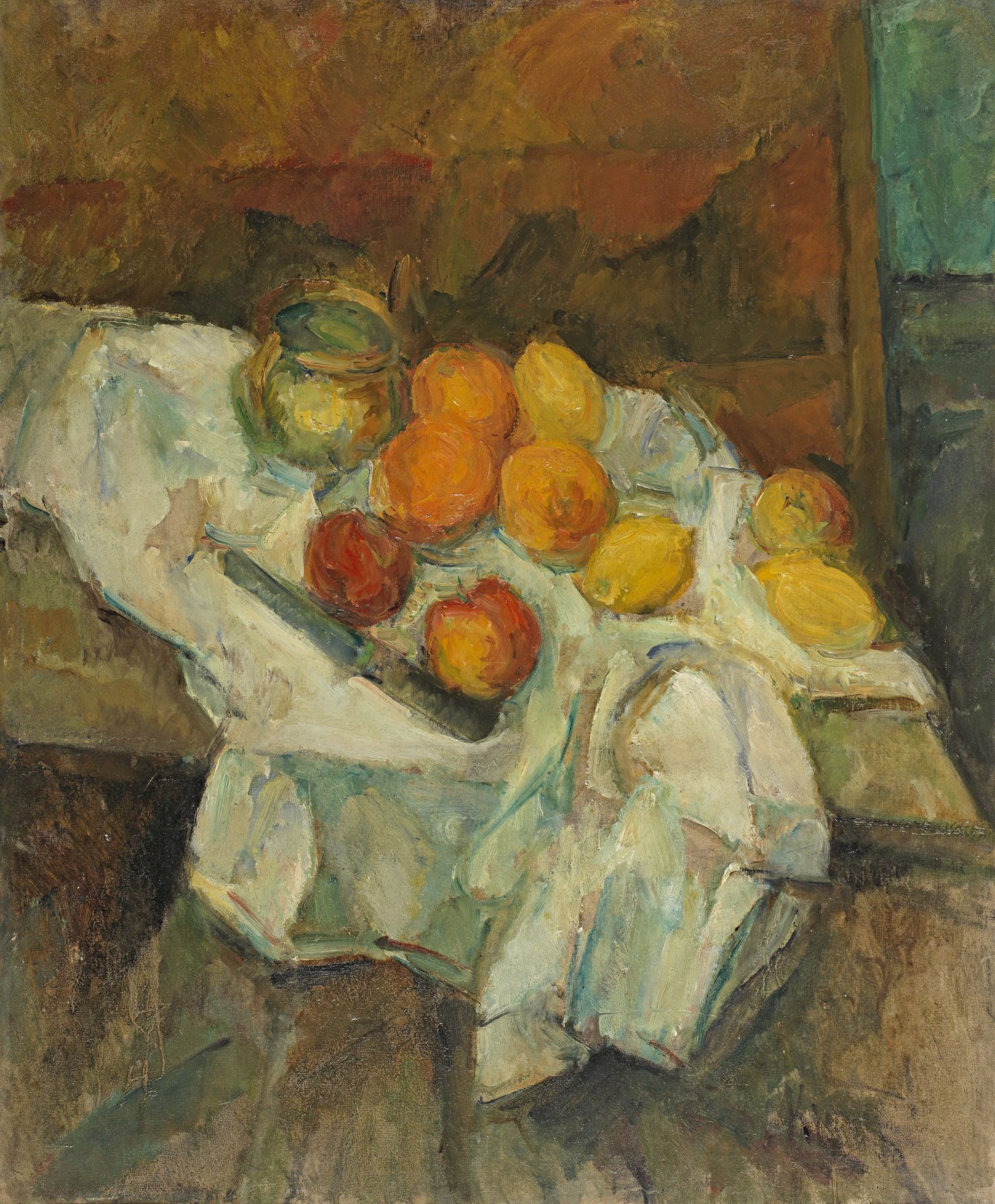 Michel Kikoine Nature morte, circa 1915 Oil on canvas 73 &#215; 60 cm