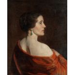 Thomas Martine Ronaldson (British, 1881-1942) Portrait of a lady, thought to be Dorothy Vane