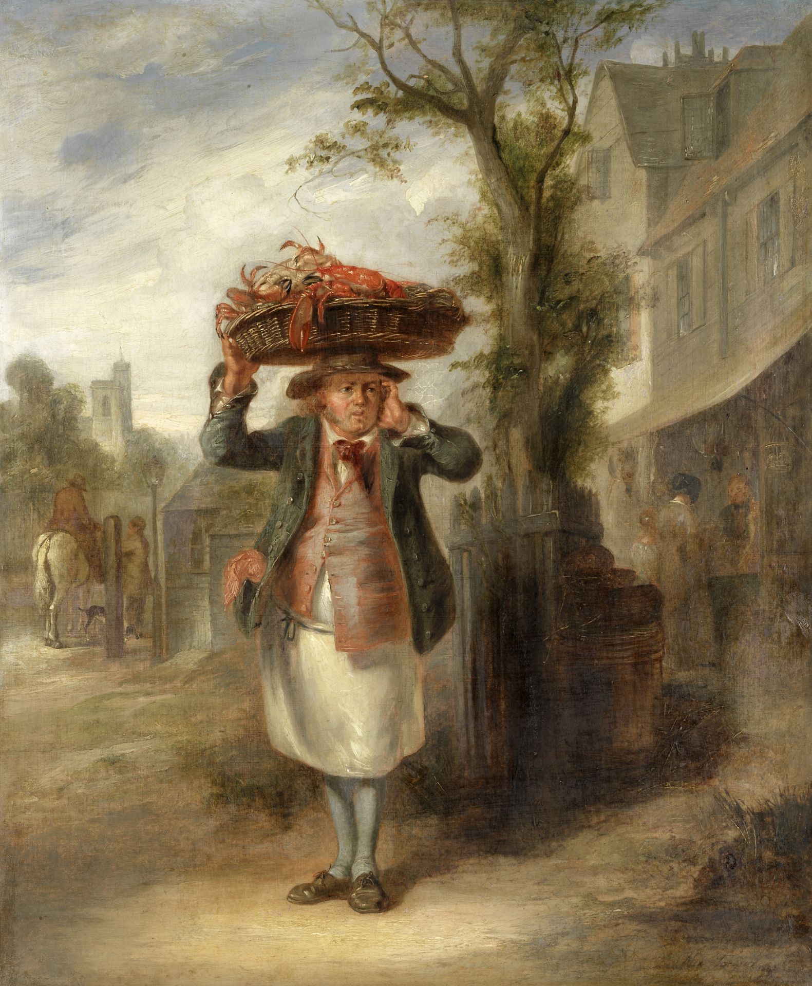 Alexander Fraser (British, 1786-1865) The lobster seller
