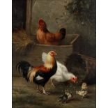 Edgar Hunt (British, 1876-1953) Poultry portraits; a pair both 25.4 x 20.3cm (10 x 8in). (2)