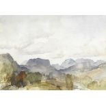 Sir William Russell Flint R.A., P.R.W.S. (1880-1969) 'The exquisite Geroanne Valley'