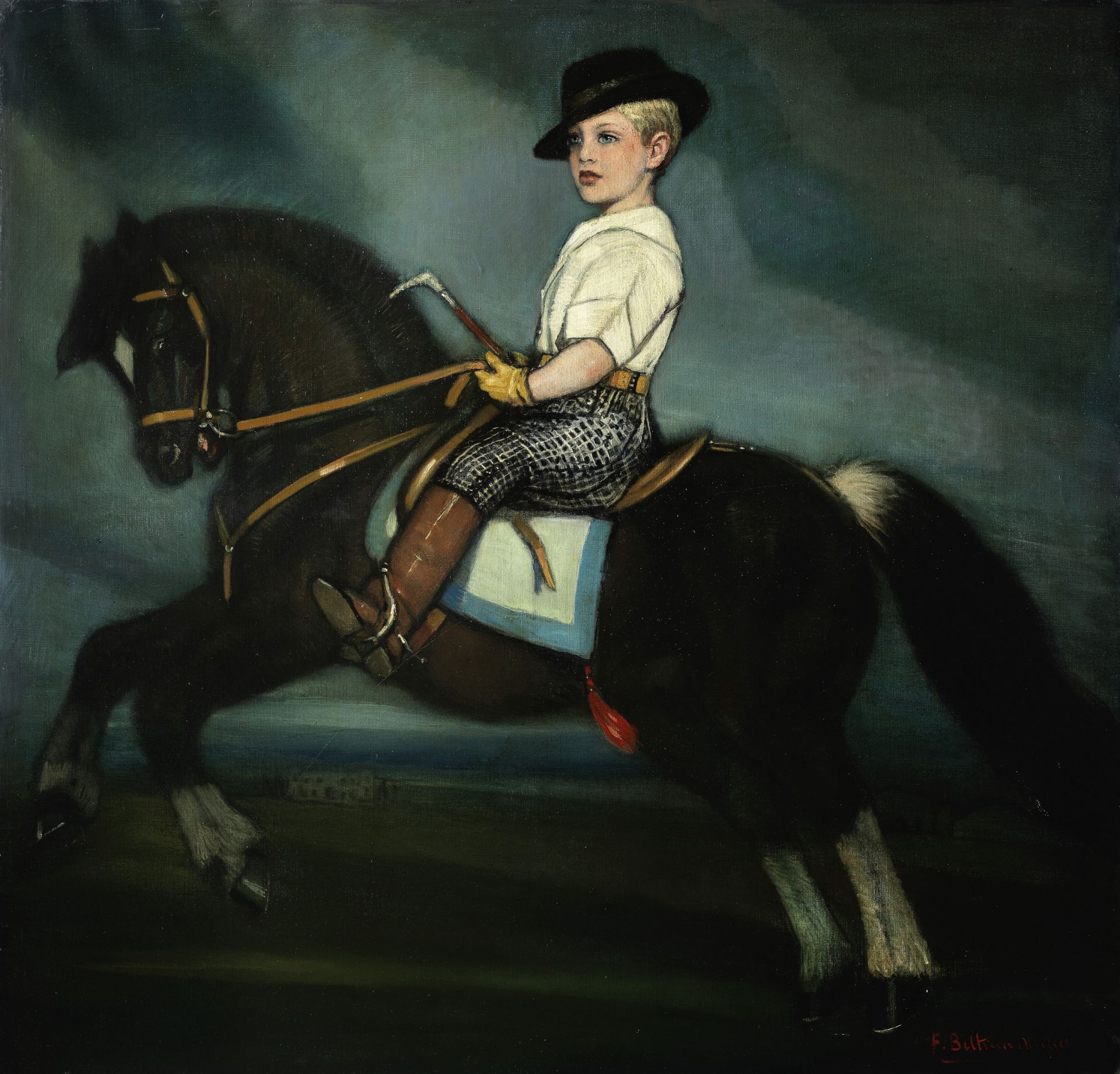 Federico Beltr&#225;n Masses (Spanish, 1885-1949) El nino de Caballo, Alfonso Cabeza de Vaca y Le...