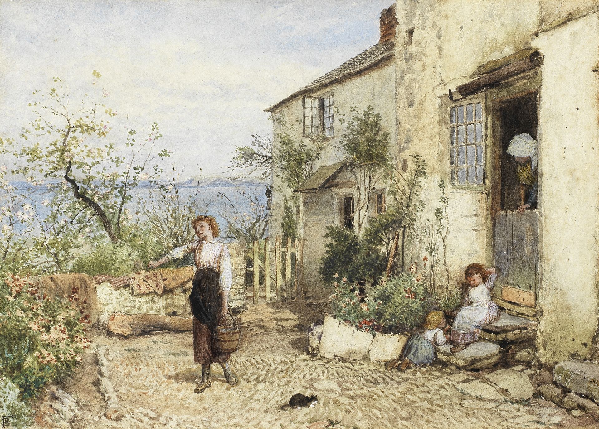 Myles Birket Foster, RWS (British, 1825-1899) Clovelly