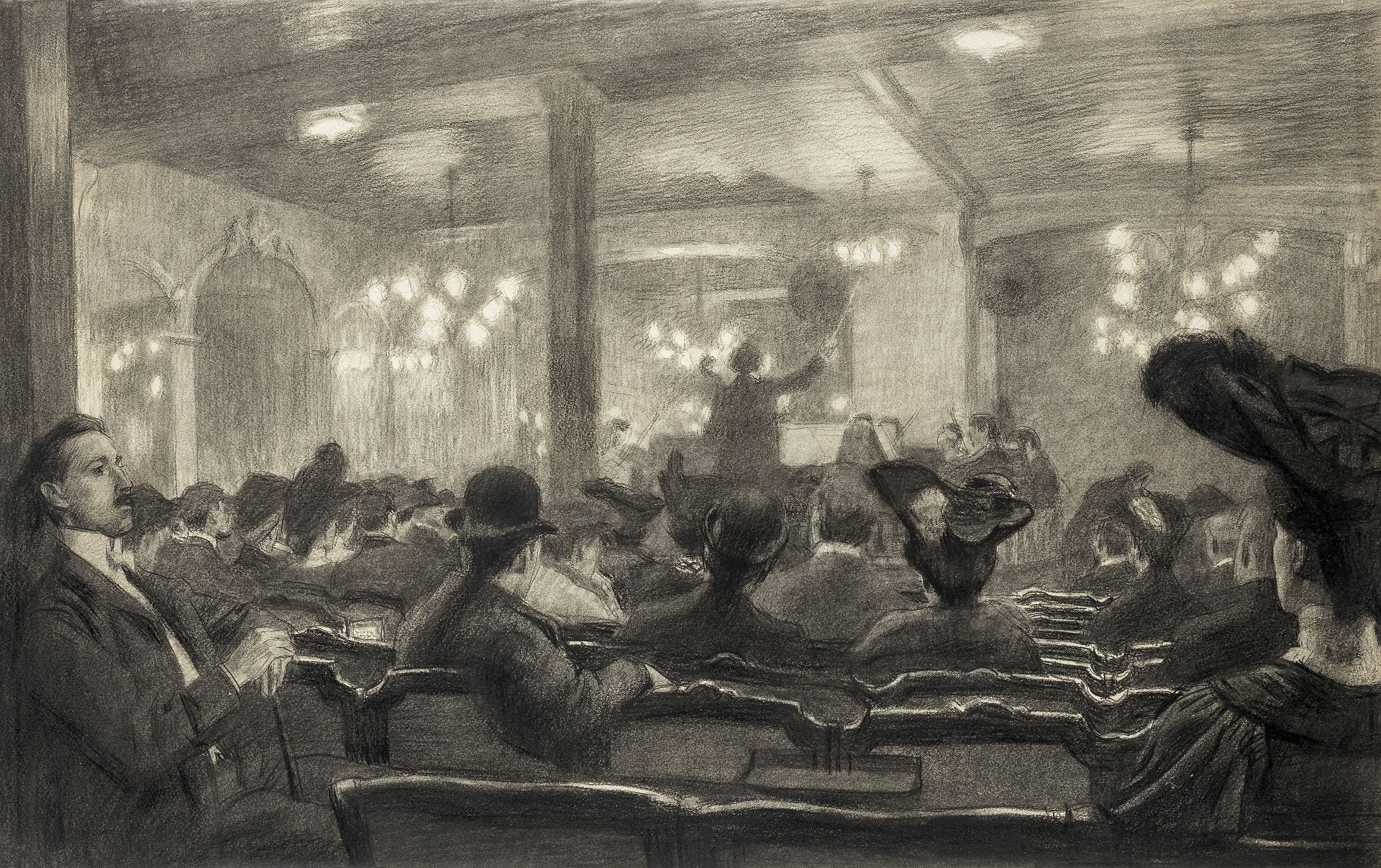 Georges Paul Leroux (French, 1877-1957) Concert Rouge, 1905