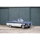 1962 Ford Zodiac Convertible Chassis no. 206EZ62B017018 Engine no. Z247697