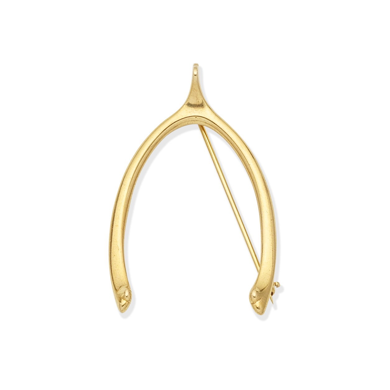 CARTIER: WISHBONE BROOCH