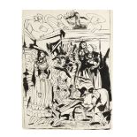 PABLO PICASSO (1881-1973) David et Bethsab&#233;e (d'apr&#232;s Lucas Cranach), 1947 (Printed by ...