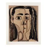 PABLO PICASSO (1881-1973) Jacqueline au Bandeau de Face, 1962 (Printed by Hidalgo Arn&#233;ra, Va...