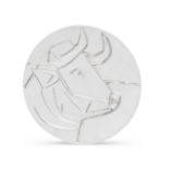 Pablo Picasso (1881-1973) T&#234;te de taureau 42.5 cm. (16 3/4 in.) diameter (Conceived in 1956...