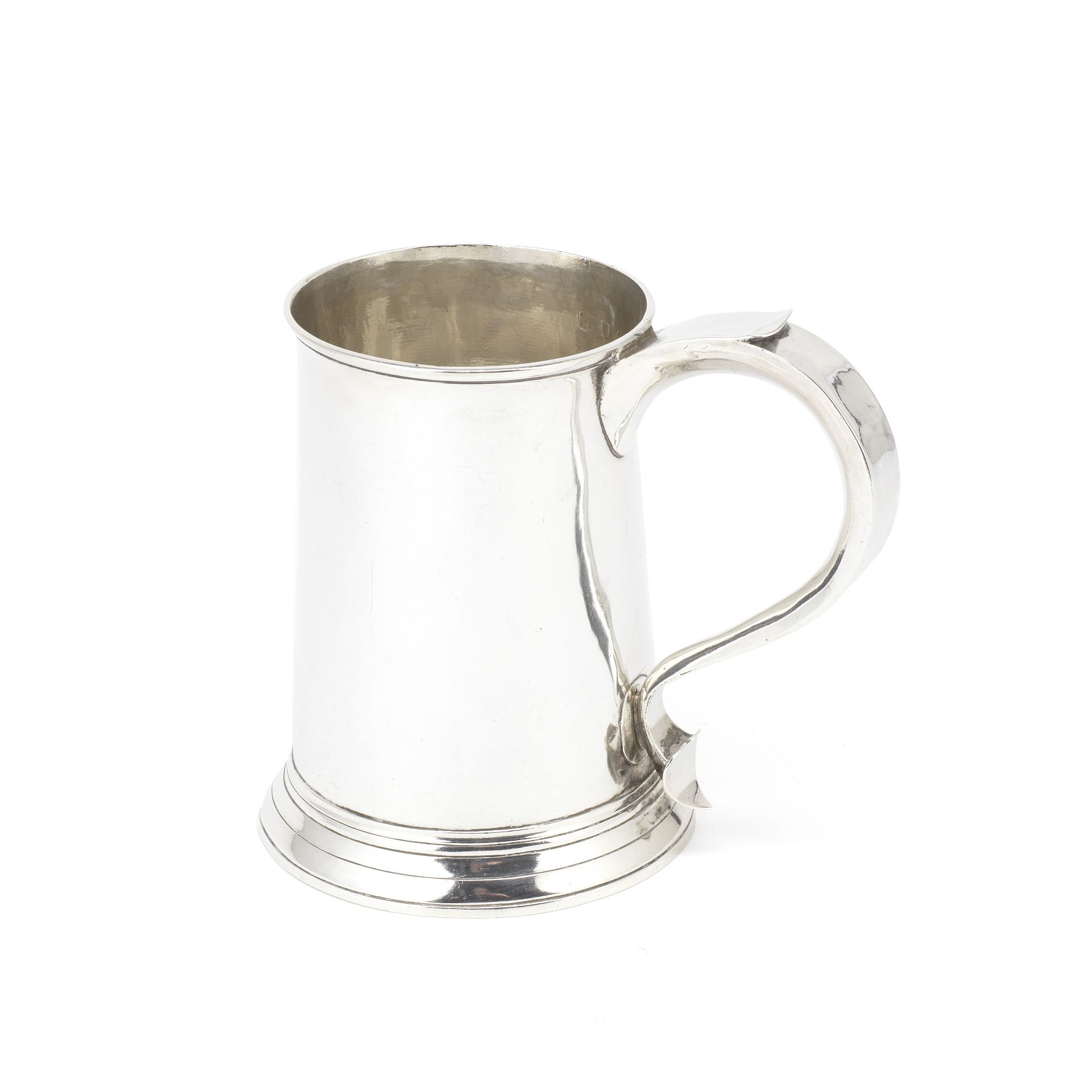 A George III silver tankard maker's mark IK, London 1765