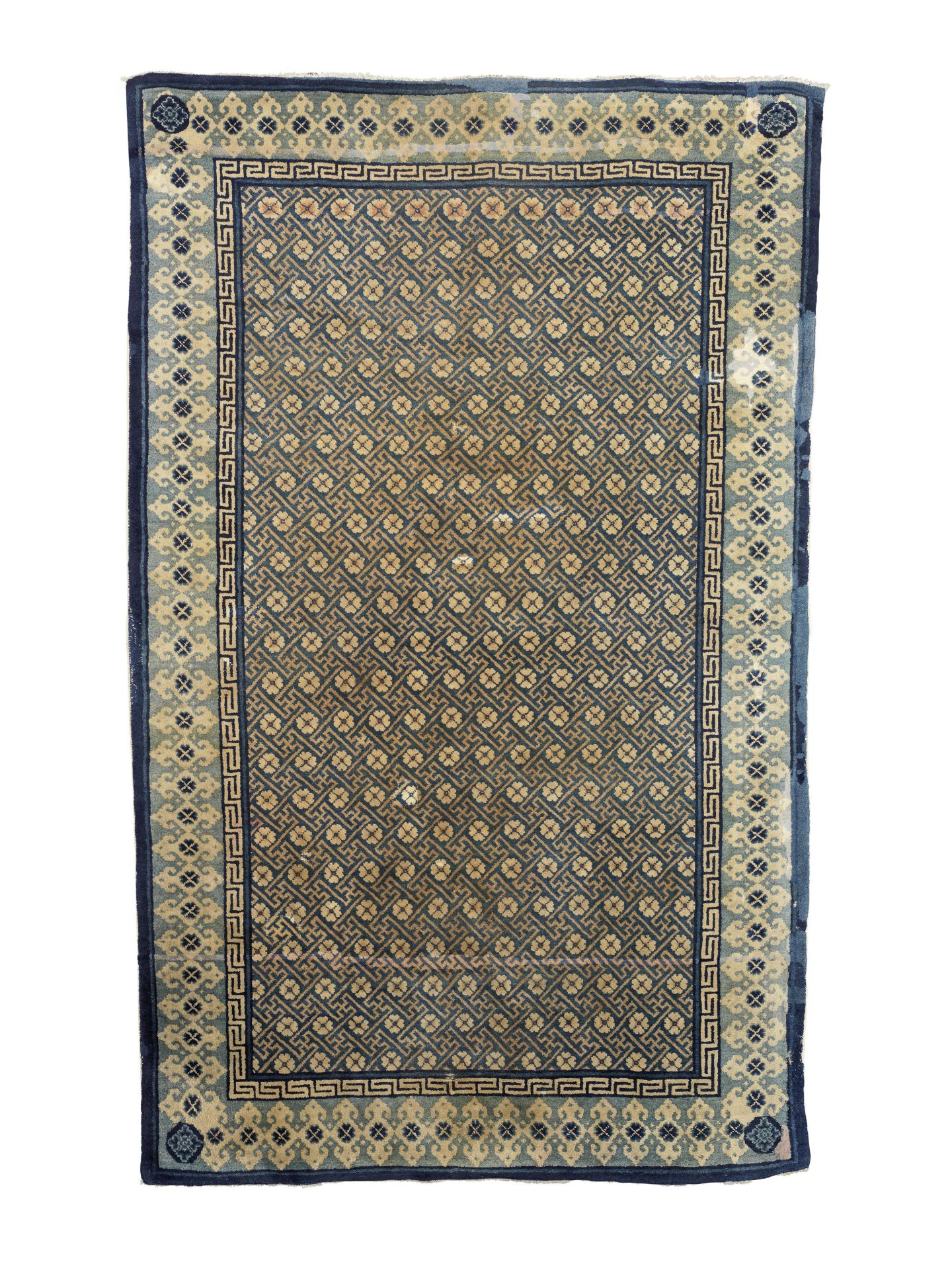 Chinese rug, possibly reduced probably circa 1910 248cm x 153cm