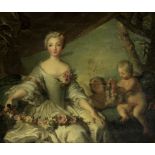 After Jean Marc Nattier, 19th Century Portrait of a lady, said to be Mademoiselle de Chartres, wi...