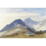 Cecil Arthur Hunt (British, 1873-1965) Glen Strae; Cambrian Cliffs the first 38.7 x 57.2cm (15 1/...