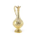 A Victorian silver-gilt ewer A Beardshaw & Co, Sheffield 1894