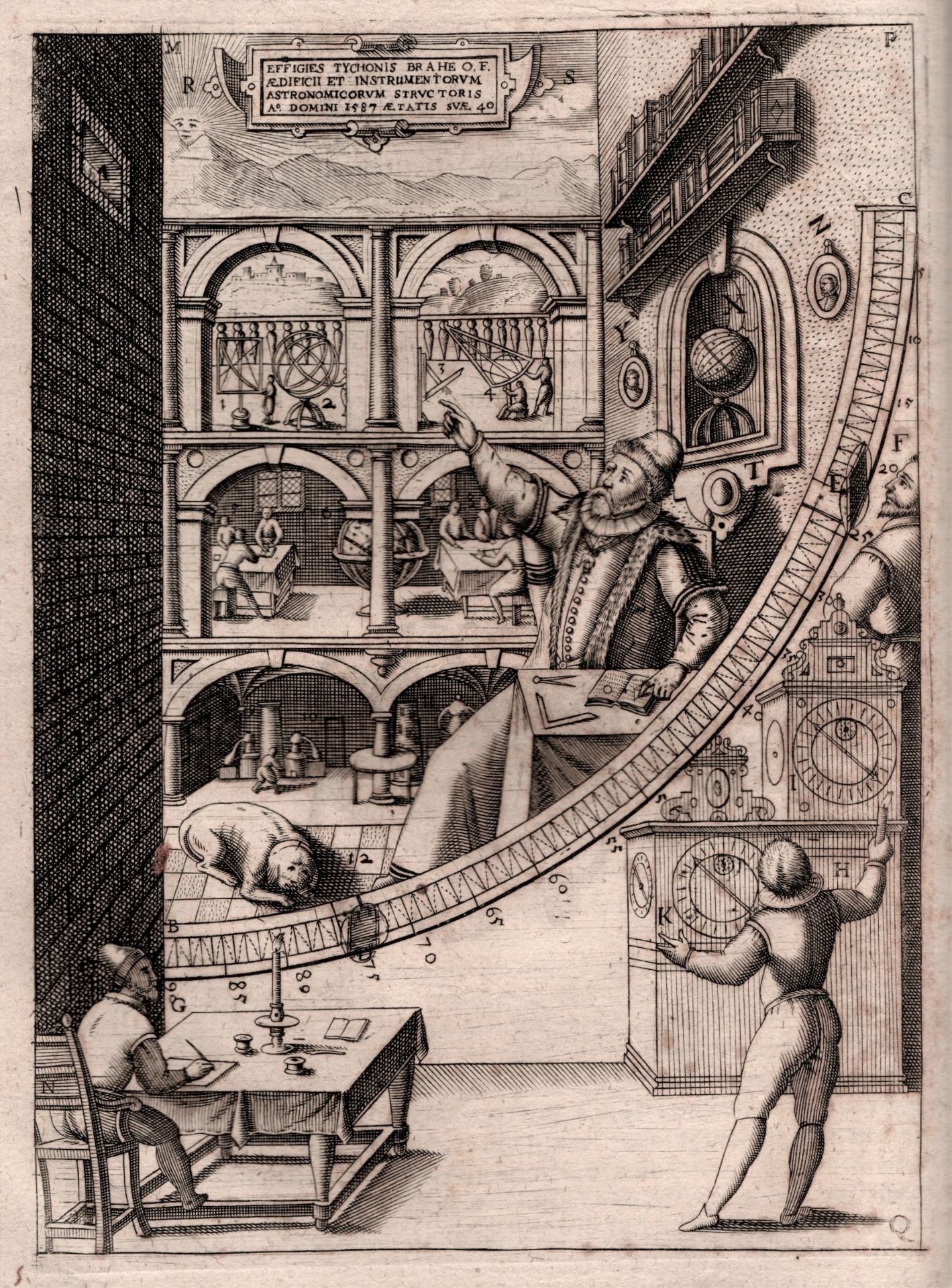 BRAHE (TYCHO) Astronomiae instauratae mechanica, Nuremberg, Levinus Hulsius, 1602