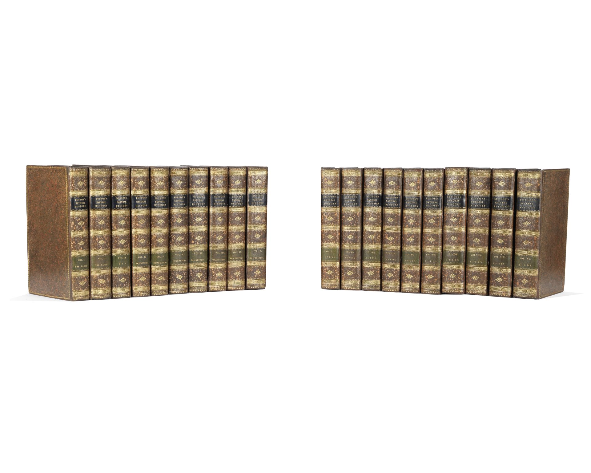 BINDINGS BUFFON (GEORGES LOUIS MARIE LECLERC, Comte de) Natural History, General and Particular.....