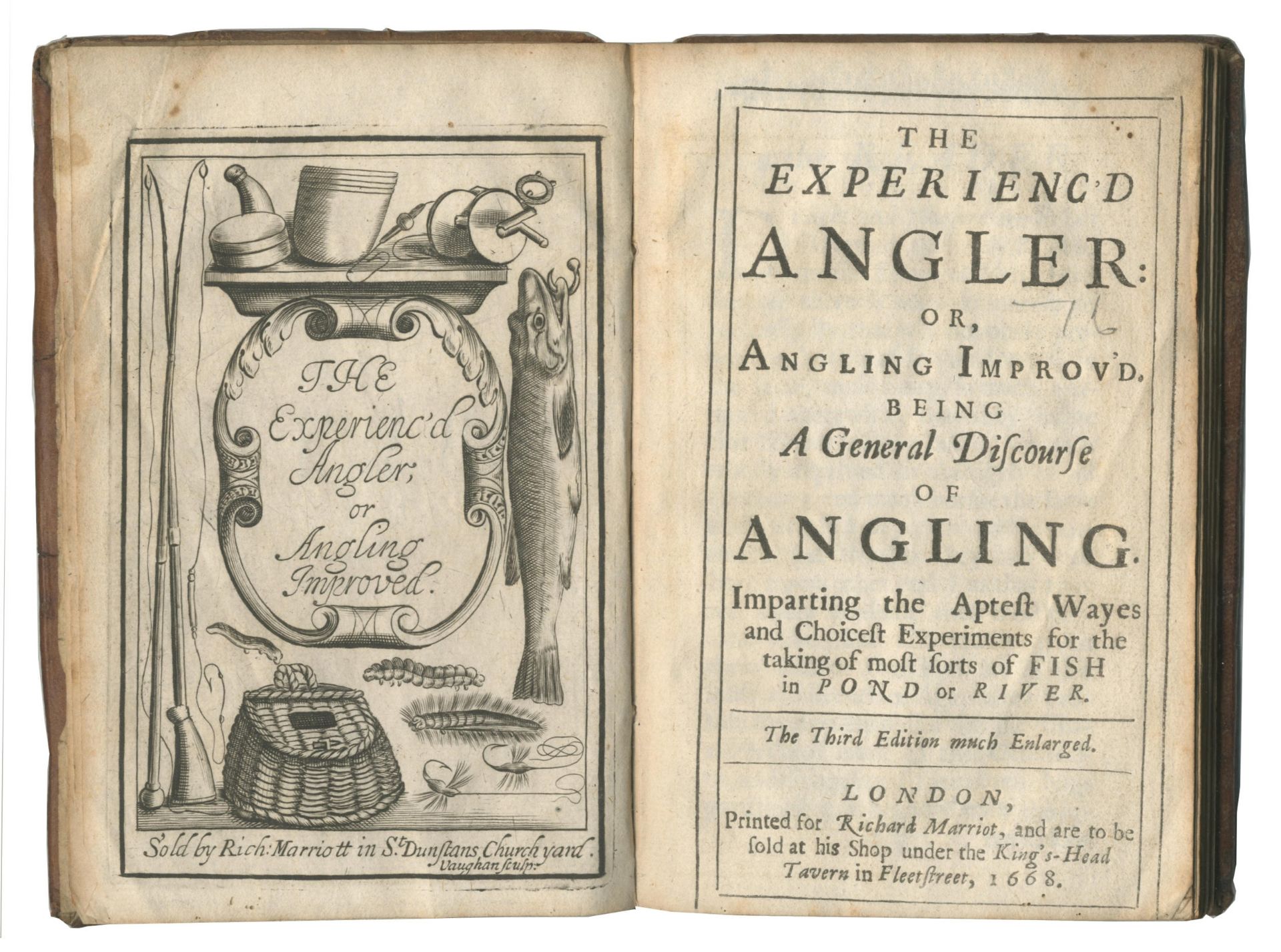 ANGLING VENABLES (ROBERT) The Experienc'd Angler: or Angling Improv'd, Richard Mariott, 1668